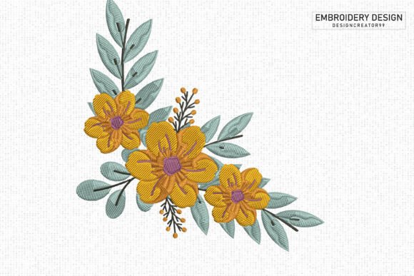 Spring Flower Embroidery