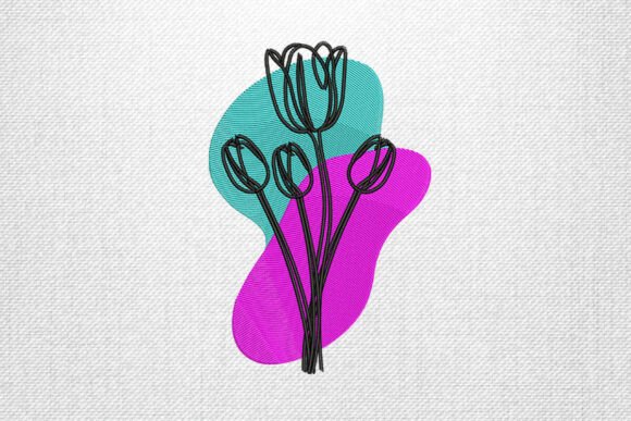 Tulip Flower Outline: A Design Review